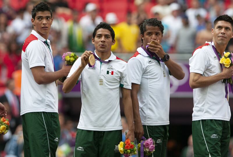 Ganadores de la Medalla de Oro con México en Londres 2012.