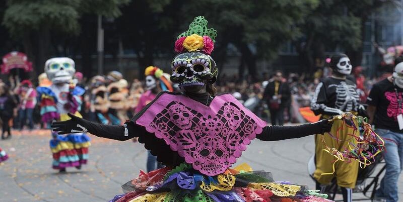 Procesión de Catrinas