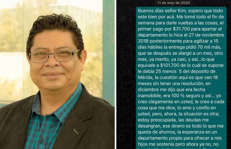 José Alfredo Kim estafó a al menos 30 personas con la venta de presuntos departamentos a nombre del INVI.