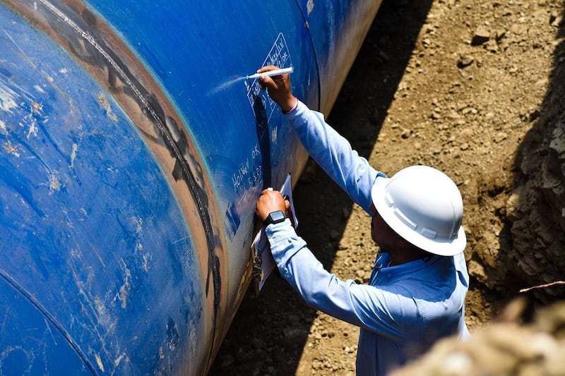 Barragán señaló que el agua subió alrededor de un metro.