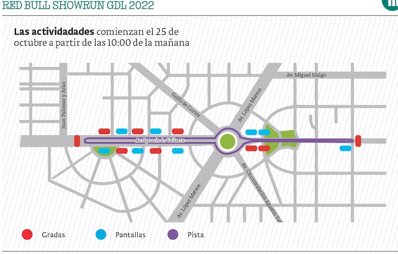 Las autoridades avanzan con el montaje de las gradas para el espectáculo.