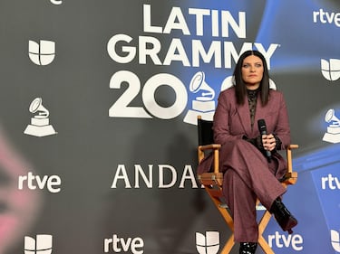 La cantante italiana ya se encuentra lista para la premiación