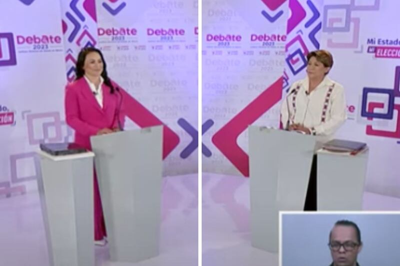 Segundo Debate Alejandra del Moral y Delfina Gómez