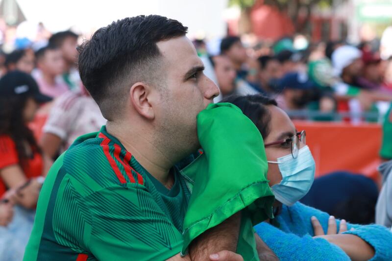 Así se vive el Arabia Saudita contra México en el Fan Fest