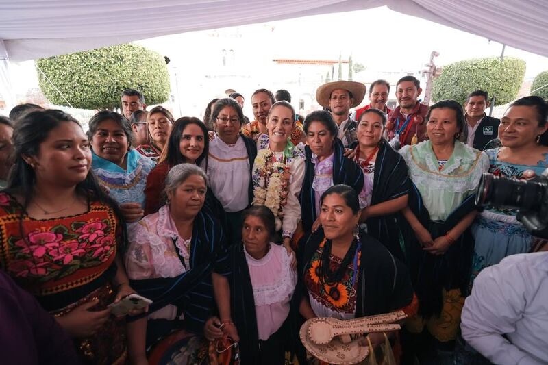 Se combatirá la violencia política contra las mujeres, afirma Sheinbaum en Michoacán