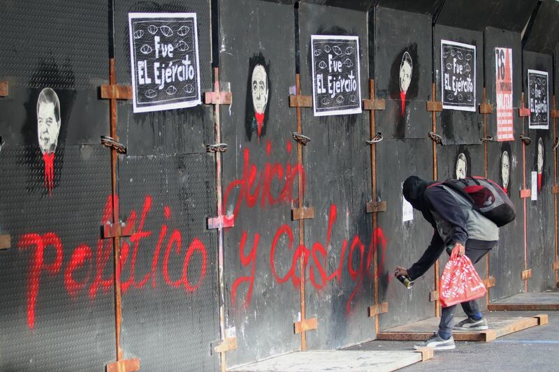 Marcha por los 8 años de Ayotzinapa