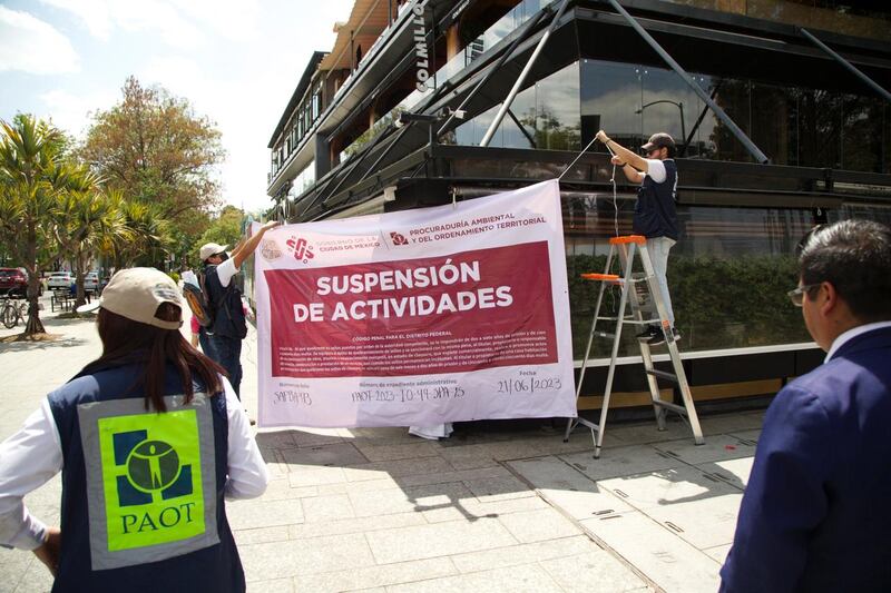 PAOT suspende bares en Polanco