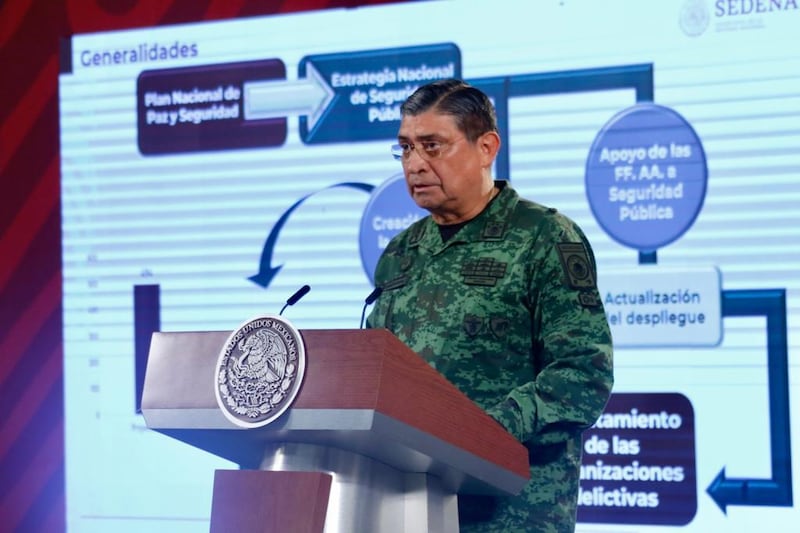 Luis Cresencio Sandoval, secretario de la Defensa Nacional