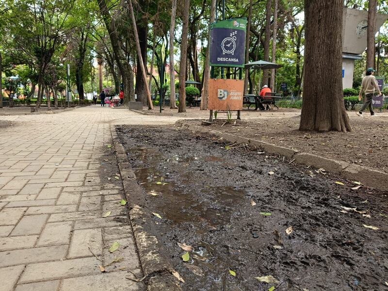 Pista de tartán Parque Alameda Nápoles