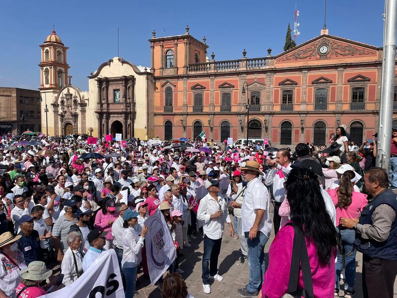 INE marcha SLP