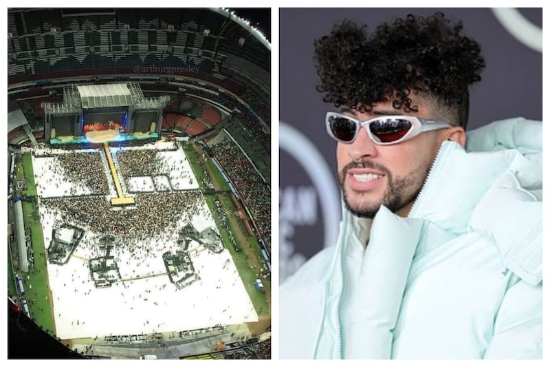 El Estadio Azteca no se llenó por los problemas en los accesos. (Getty Images)