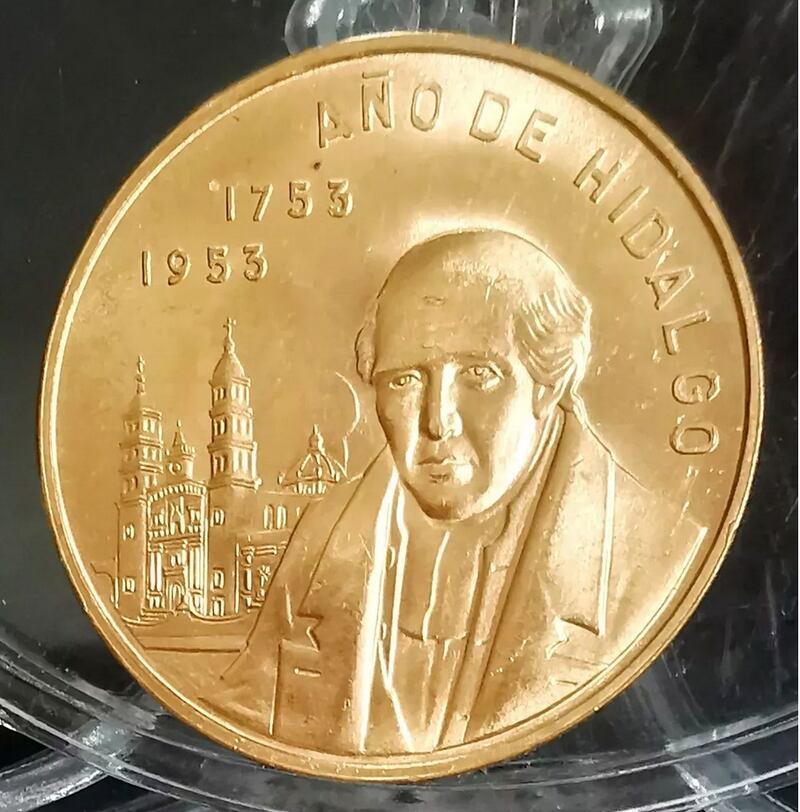 Moneda de Oro Miguel Hidalgo