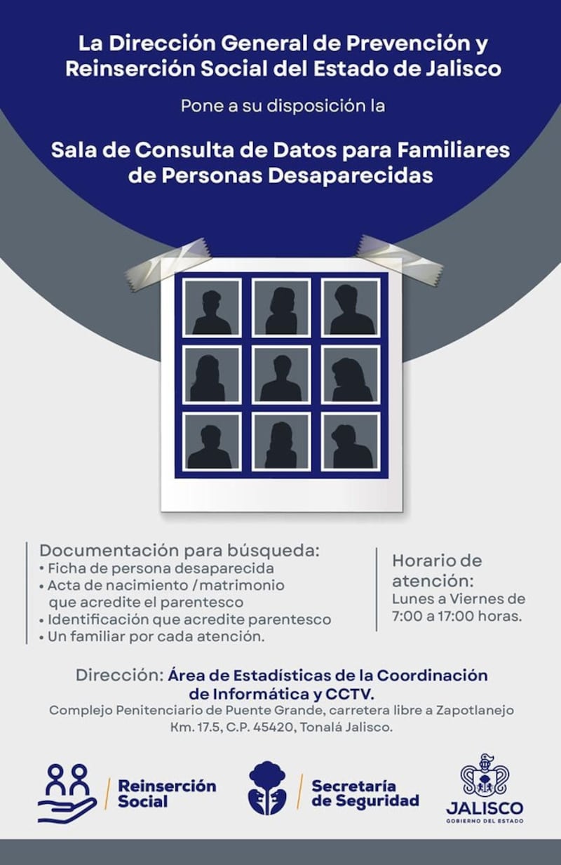 Requisitos para la consulta de datos en la sala impulsada por la Dirección General de Prevención. ESPECIAL