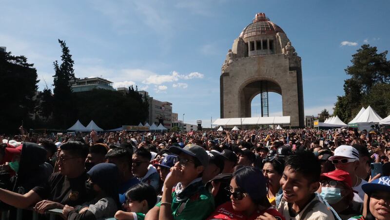 Aficionados asistieron al México vs Argentina en el FanFest en la CDMX