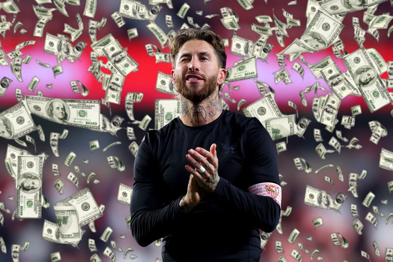 Sergio Ramos, millonario salario en Monterrey