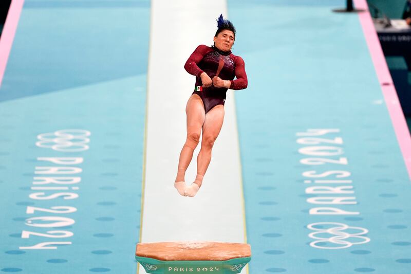 Alexa Moreno quedó décimo en la prueba de salto.