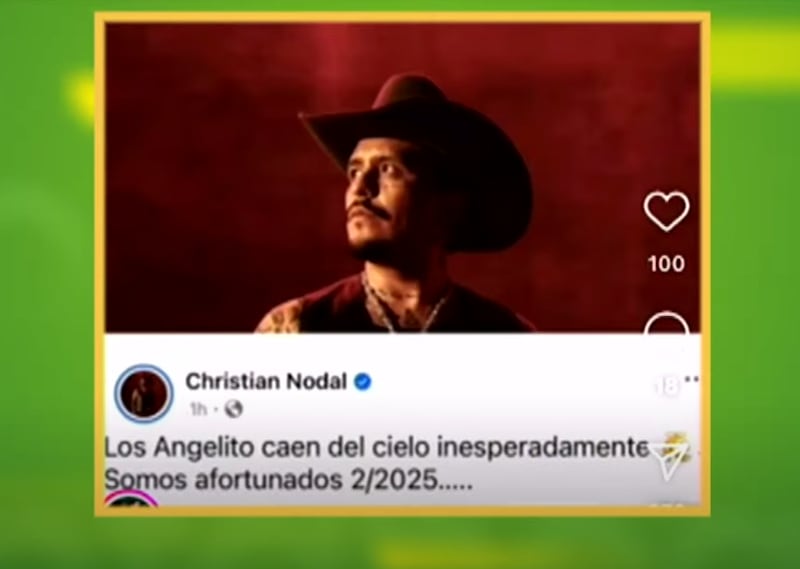 Publicación de Christian Nodal