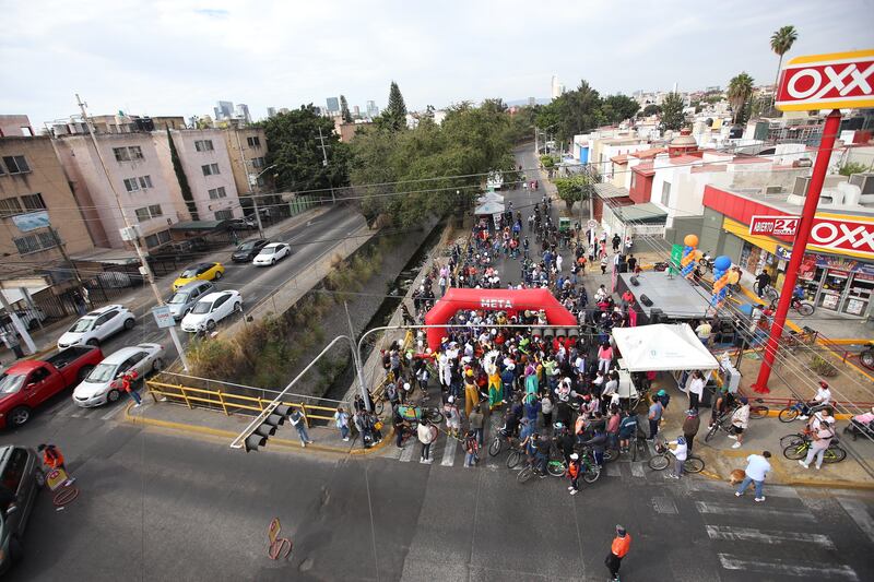 Las Vías Recreactivas de Guadalajara y Zapopan conectarán a la altura de la avenida Patria y Enrique Díaz de León.