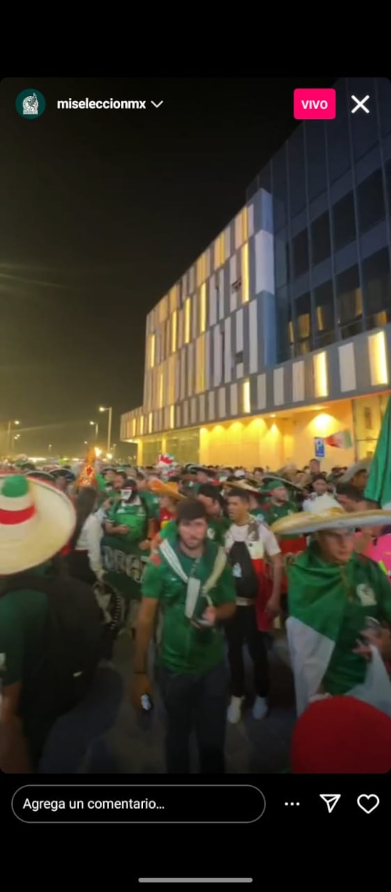 La afición mexicana pone el ritmo previo al encuentro frente a Argentina