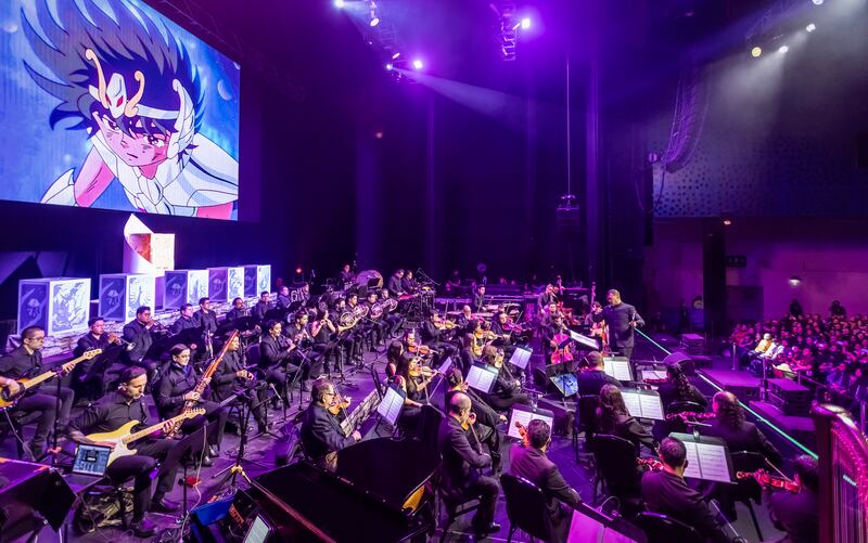 El concierto “Saint Seiya Pegasus Fantasy : A Symphonic Suite” fue un emocionante recorrido animado y musical por algunas de las las sagas de la icónica serie