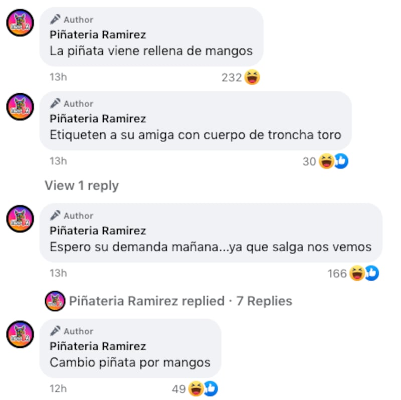 Comentarios de la Piñatería Ramírez