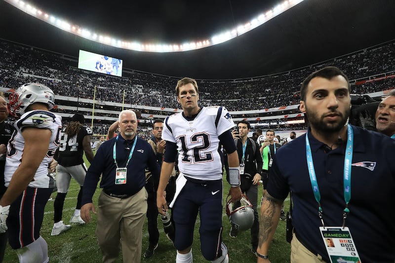 Tom Brady conquistó México en 2017 con New England Patriots.