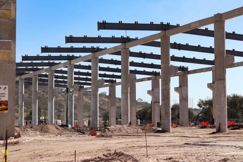 Jalisco avanza en la construcción de la Línea 4.