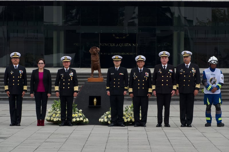 Frida: Secretaría de Marina ofrece ceremonia en honor a perrita