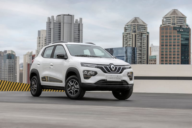 Renault Kwid E Tech 100% Elétrico. Foto: Rodolfo BUHRER / La Imagem / Renault