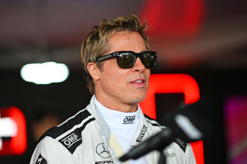 Brad Pitt en Silverstone