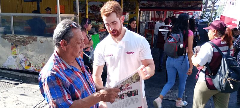 Cantú González hará una campaña de a pie por toda Monterrey.