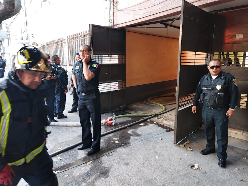 Incendio en la colonia San Pedro de los Pinos