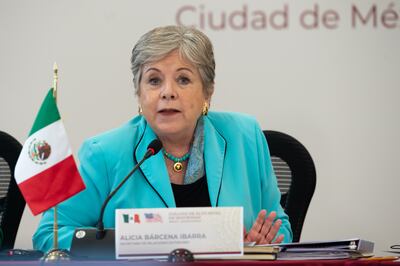 Cuauhtémoc, Ciudad de México, México, 5 de octubre de 2023. Diálogo de alto nivel sobre seguridad México–Estados Unidos en Palacio Nacional. 

Foto: Presidencia