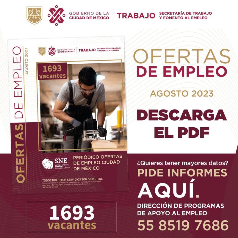 Vacantes de empleo CDMX