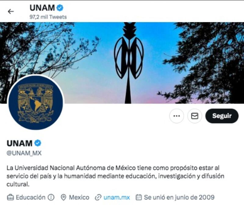 Las cuentas verificadas suelen ser de famosos, periodistas e instituciones educativas