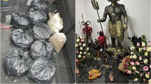 SSC desmantela inmueble y altar satánico de La Unión Tepito en la Cuauhtémoc