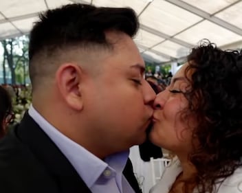 La boda comunitaria se celebró coincidiendo con el Día de San Valentín