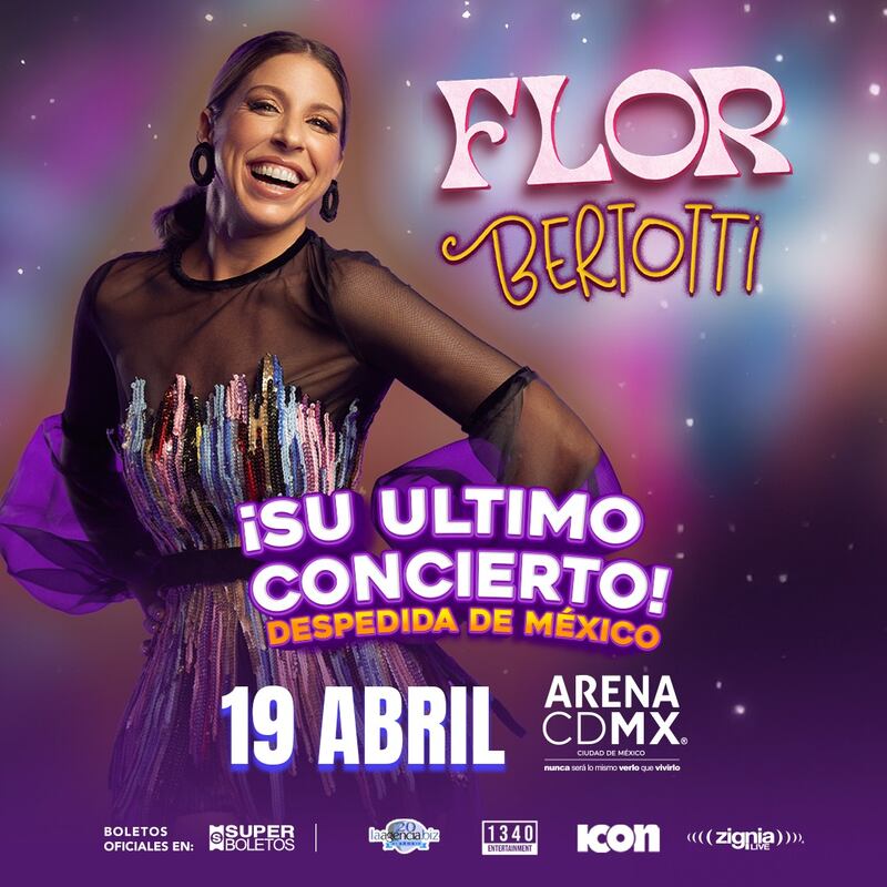 Floricienta anuncia su último concierto en México