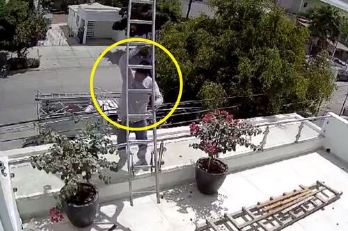 Por subir escalera, hombre se electrocuta con cables de alta tensión en Sinaloa