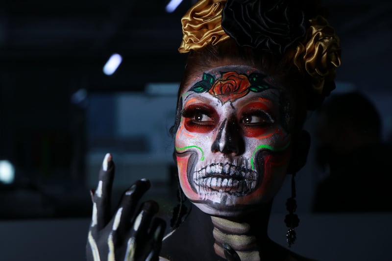 La Catrina maquillaje