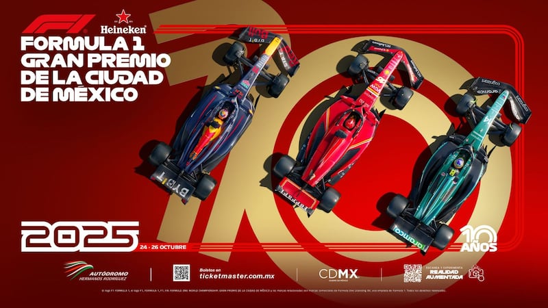 México GP celebrará 10 años con poster inmersivo para 2025