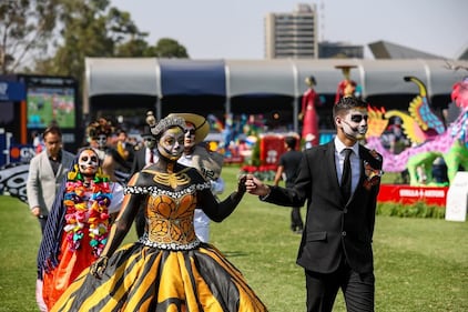 Música y trajes típicos animan la fiesta del Longines Global Champions Tour México