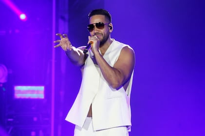 Romeo Santos en concierto en el Campo Marte