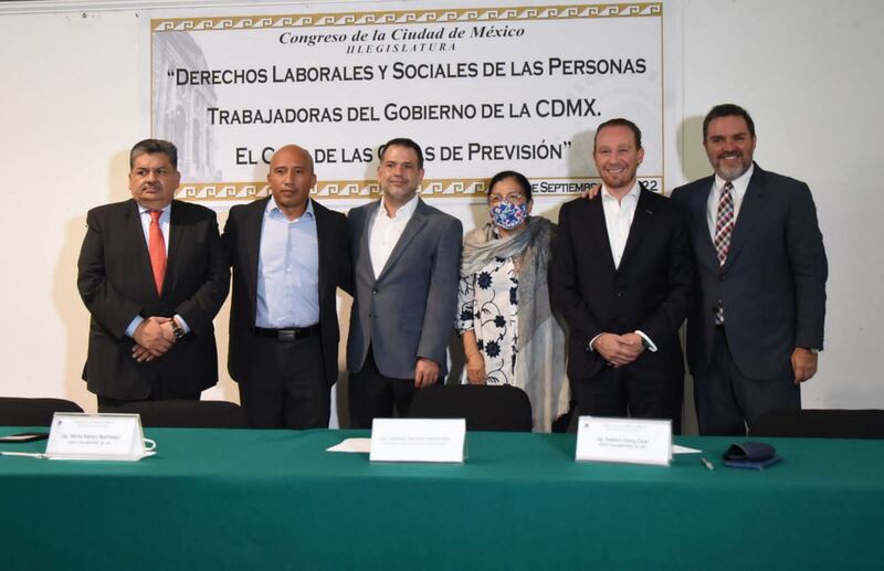 Foro “Derechos Laborales y Sociales de las Personas Trabajadoras del Gobierno de la CDMX, el Caso de las Cajas de Previsión”.