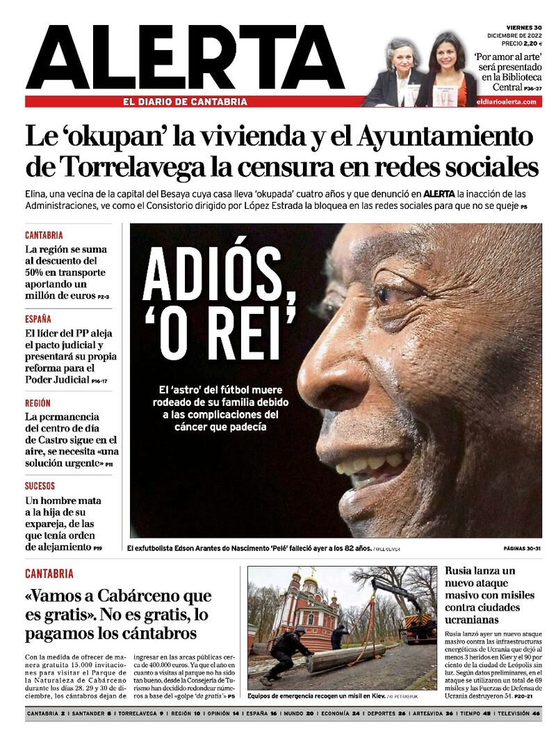 Portadas - muerte de pelé