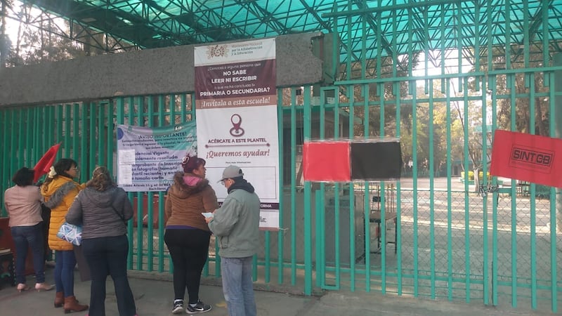 Huelga en Colegio de Bachilleres.