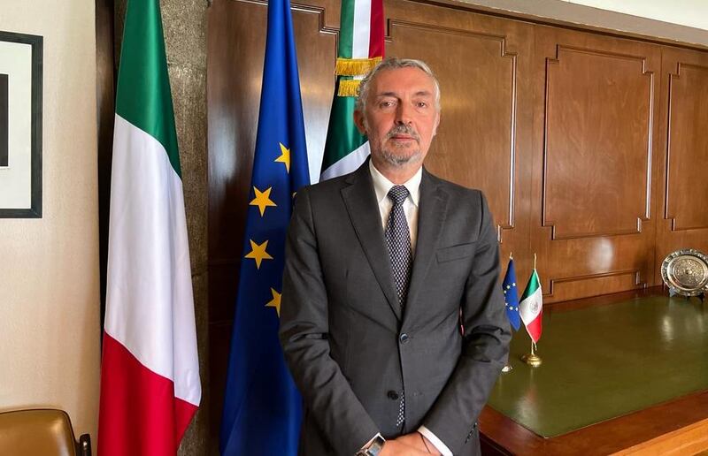 Luigi De Chiara, embajador de Italia en México