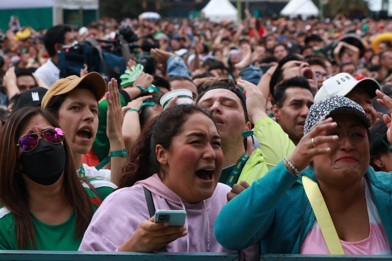 Así se vive el Arabia Saudita contra México en el Fan Fest