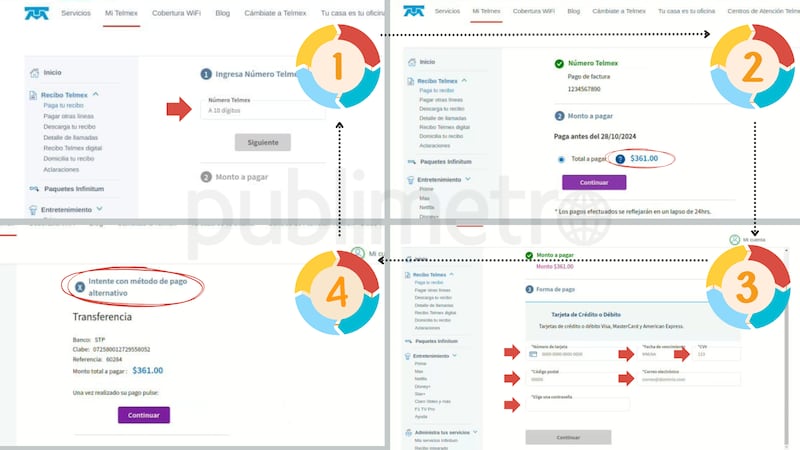 El phishing utiliza identidades gráficas de empresas reconocidas, pidiendo información bancaria bajo la apariencia de pagos pendientes.