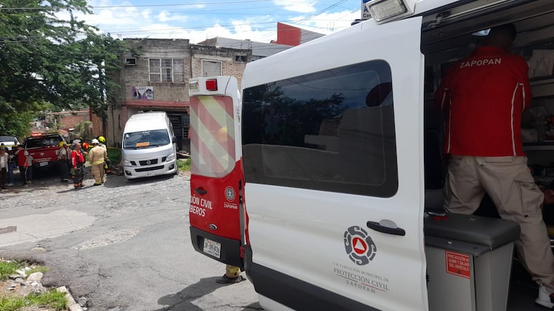 El accidente ocurrió en una calle donde se hace una enorme pendiente.